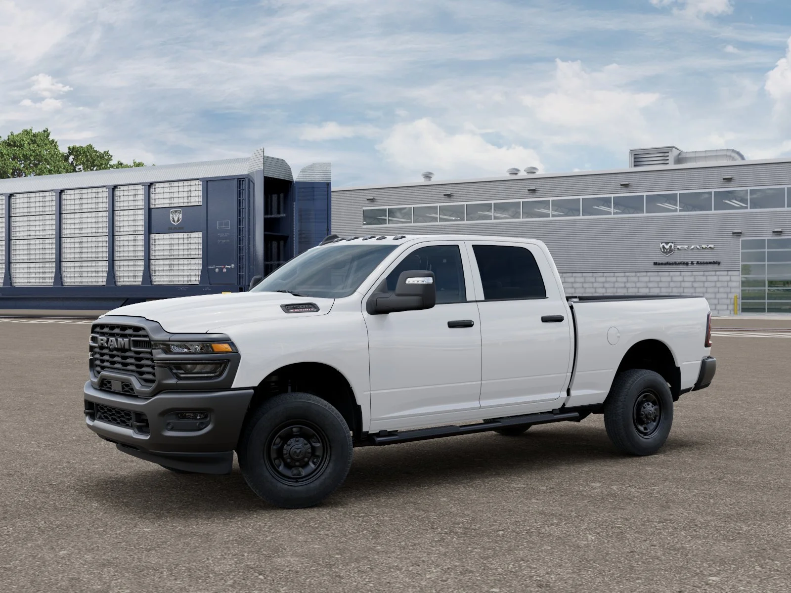 New 2026 Bright White Clear-Coat Exterior Paint RAM Tradesman image 28