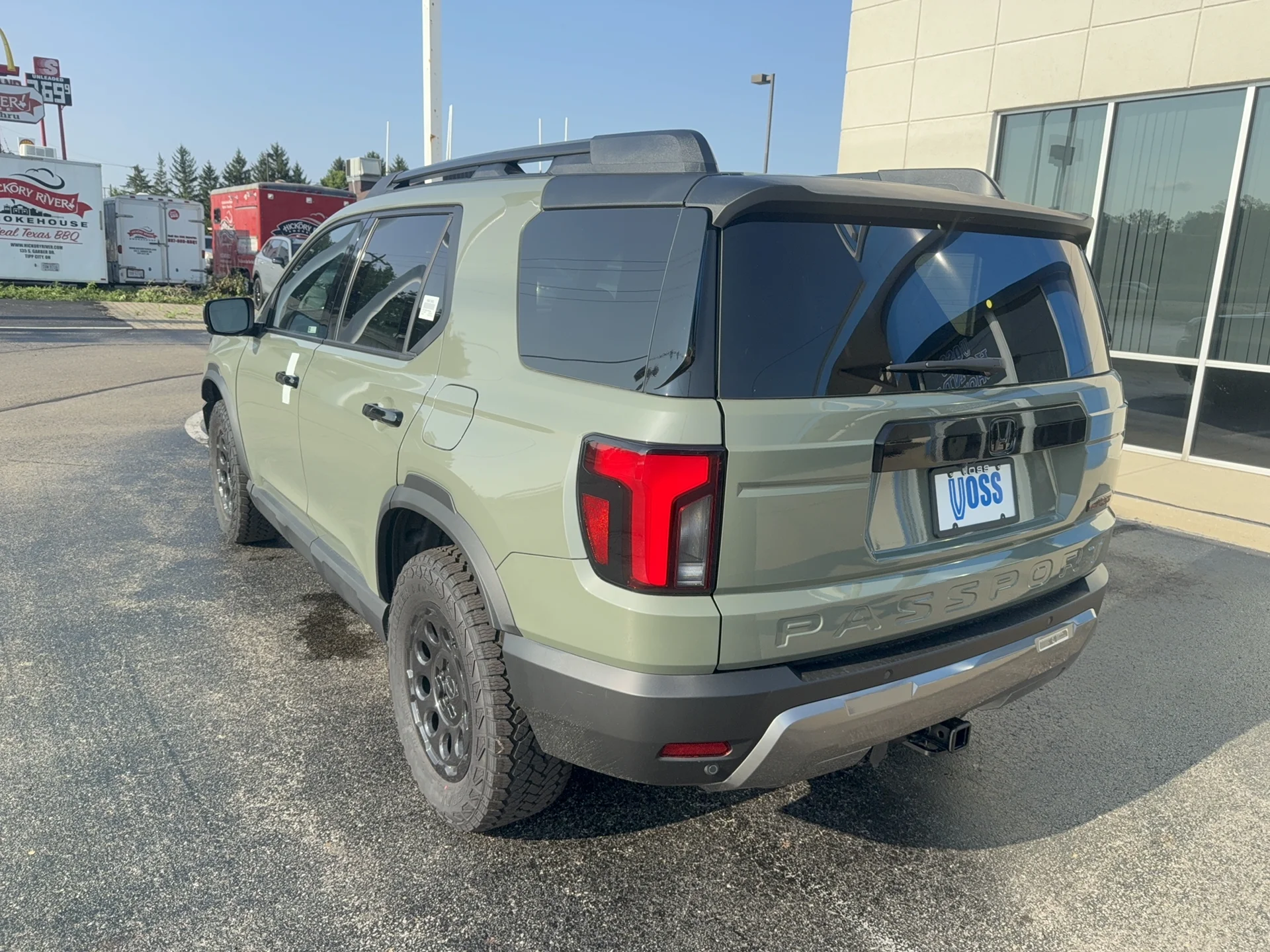 New 2026 Ash Green Metallic Honda TrailSport Elite Blackout image 7