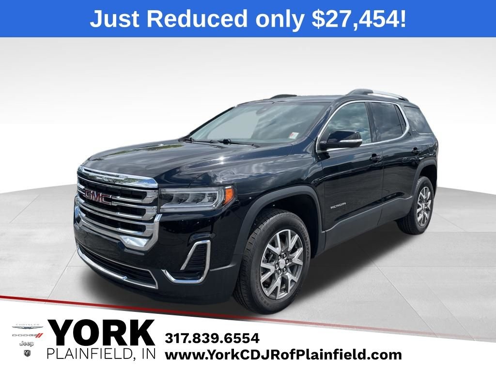 Black 2023 GMC Acadia SLE FWD SUV / Crossover Front-Wheel Drive 9-Speed Automatic
