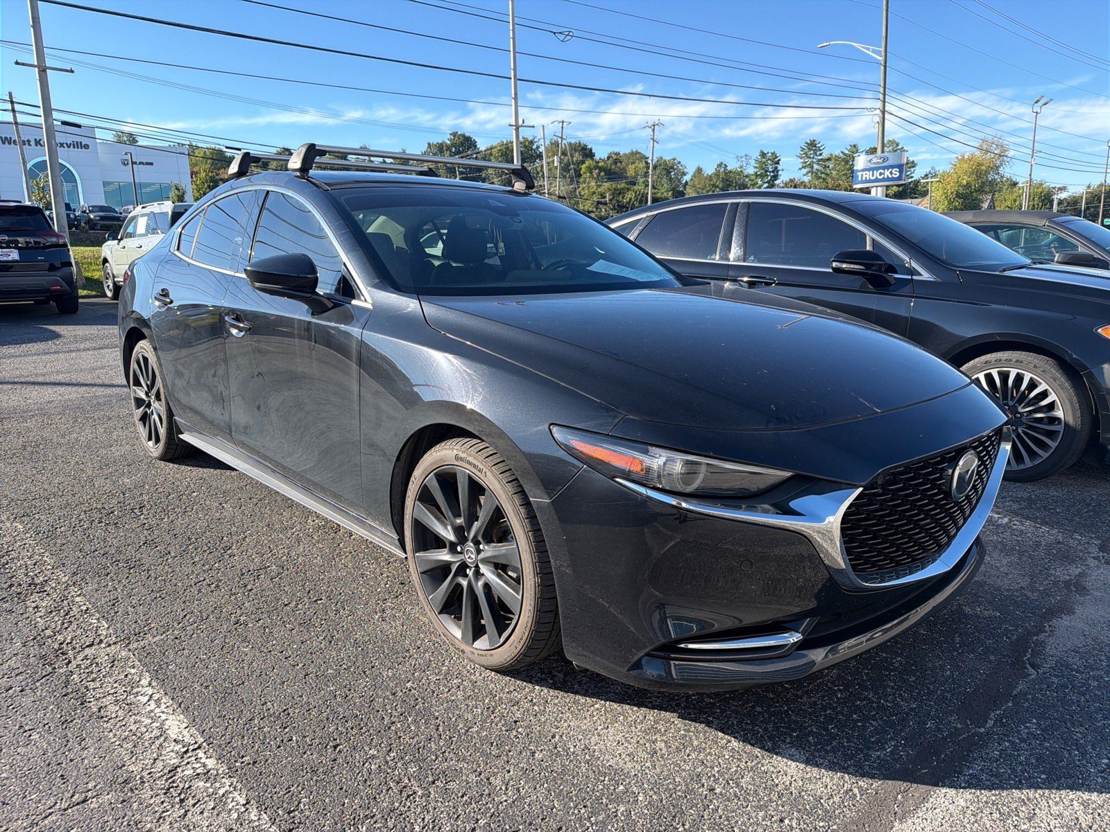 Used 2021 Jet Black Mica Mazda Premium Plus image 2