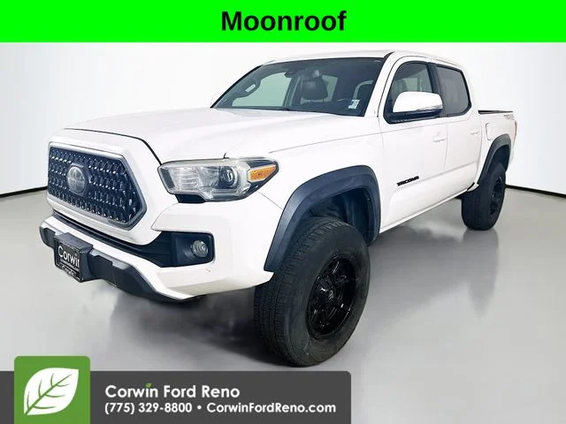 Used 2018 Super White Toyota TRD Off-Road image 3