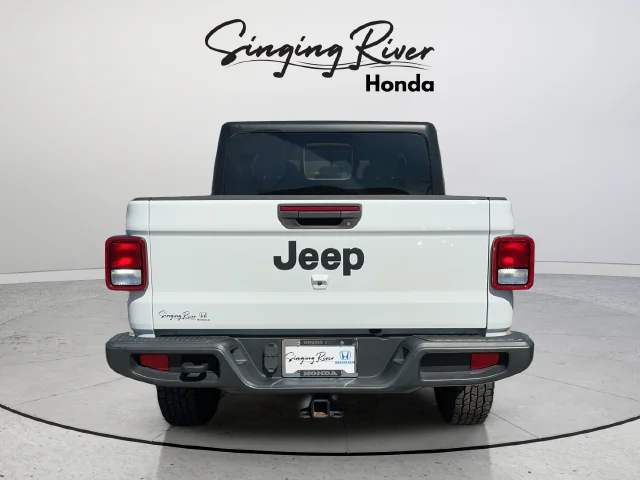 Used 2022 Bright White Clearcoat Jeep Sport image 6