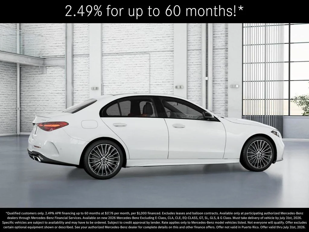 New 2026 Polar White Mercedes-Benz C 300 image 18
