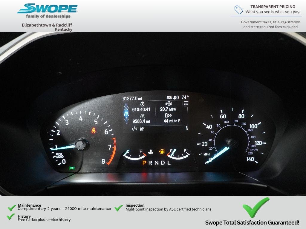 Used 2020 Dark Persian Green Metallic Ford SE image 17