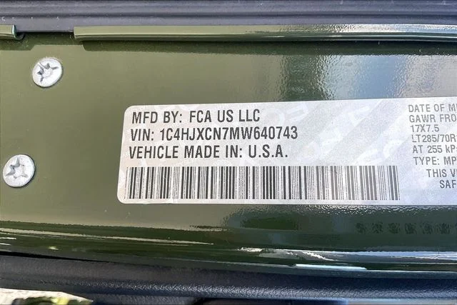 Used 2021 Green Jeep Rubicon image 35