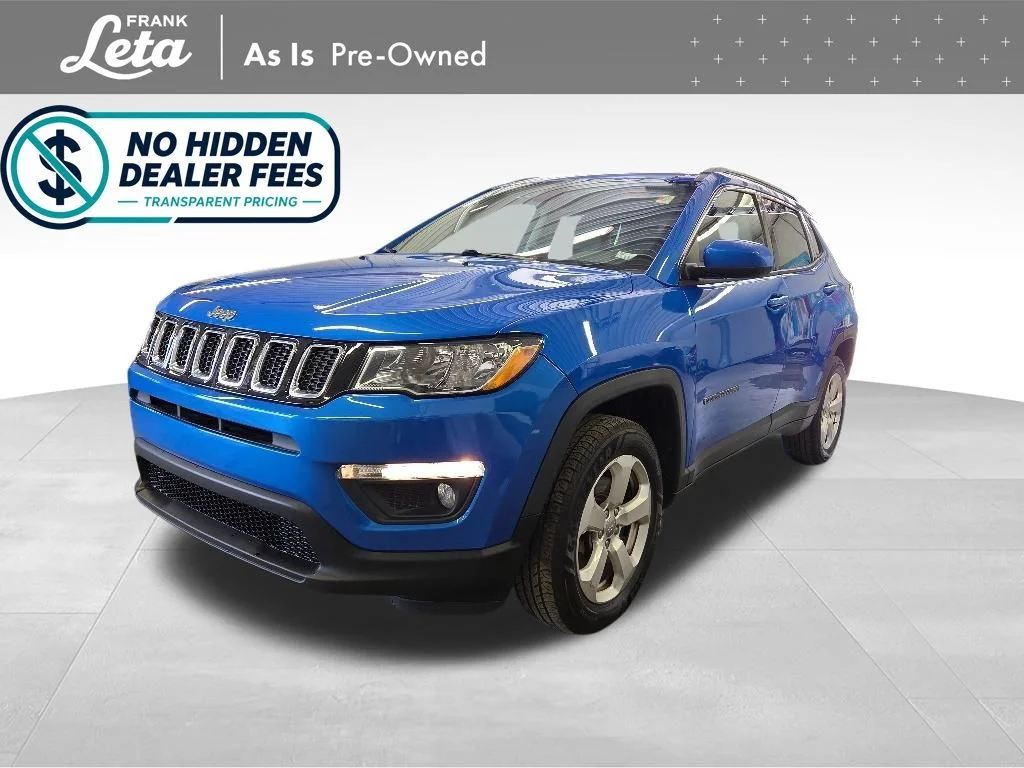 Used 2019 Blue Jeep Latitude image 1
