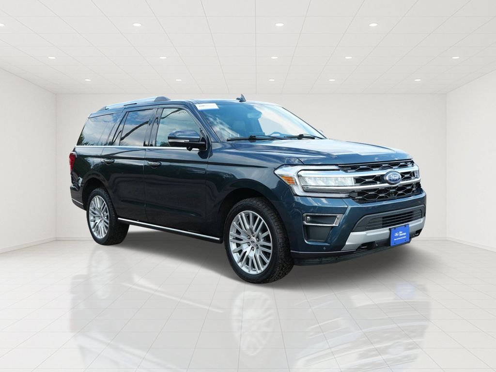 Certified Used 2024 Blue Ford Limited image 1