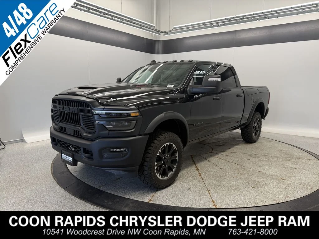 New 2026 Diamond Black Crystal Pearlcoat Ram Rebel image 1