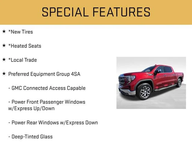 Used 2022 Cayenne Red Tintcoat GMC SLT image 6