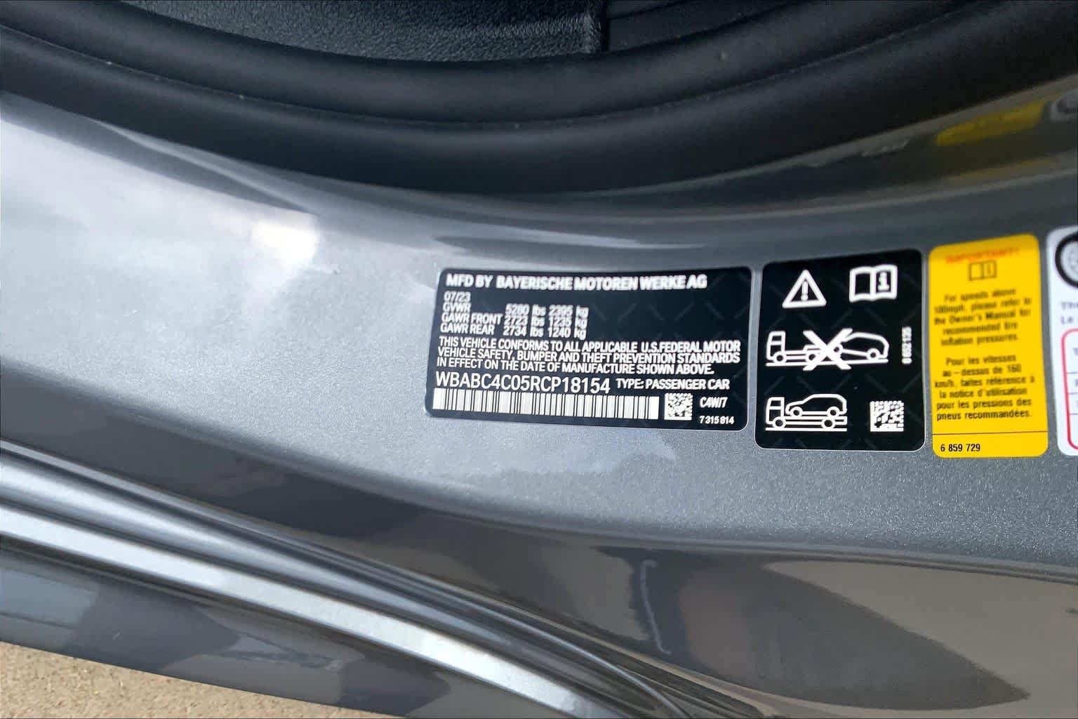 Used 2024 Skyscraper Grey Metallic BMW M850i xDrive image 33