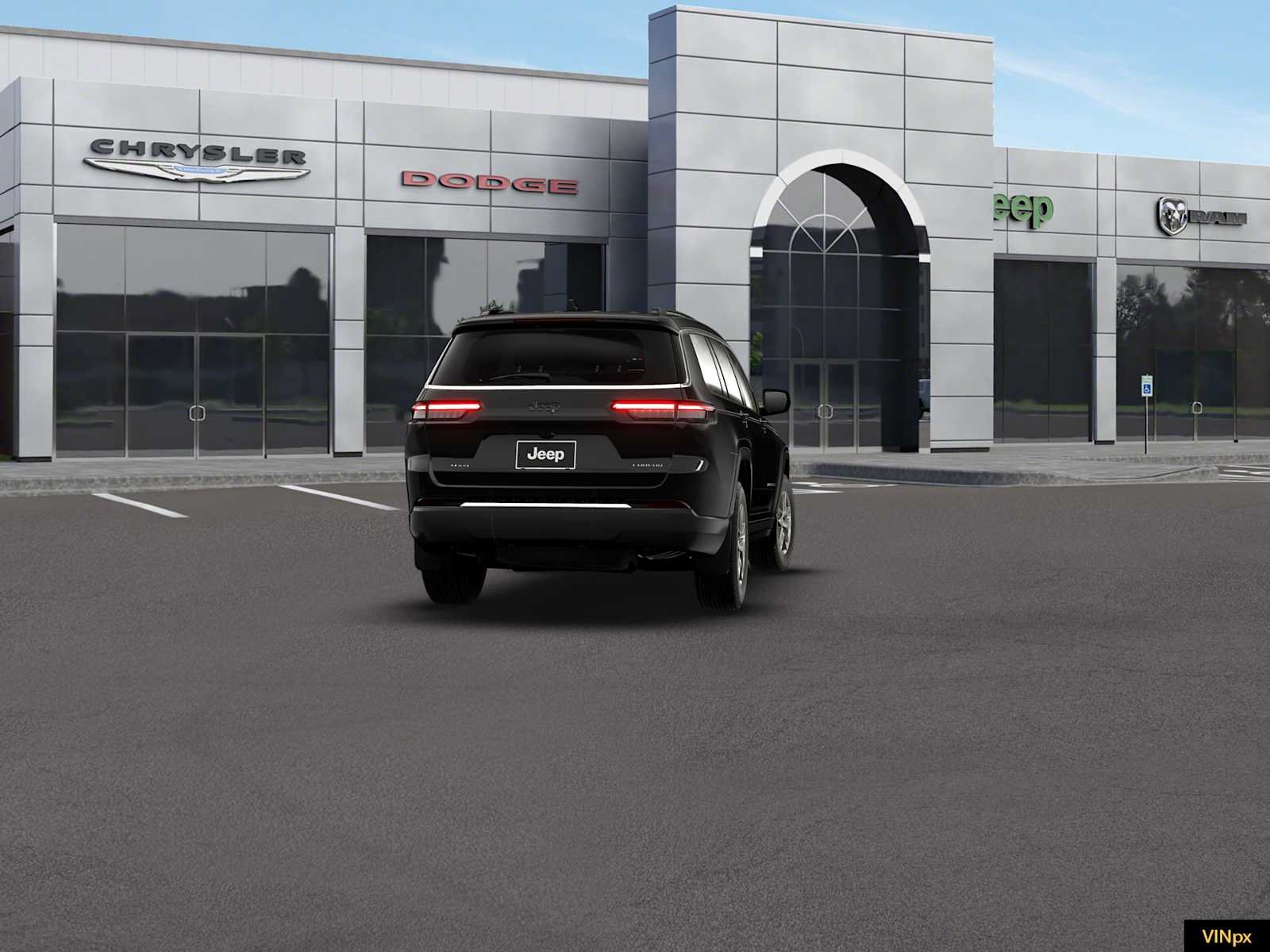 New 2026 Diamond Black Crystal Pearlcoat Jeep Laredo X image 14