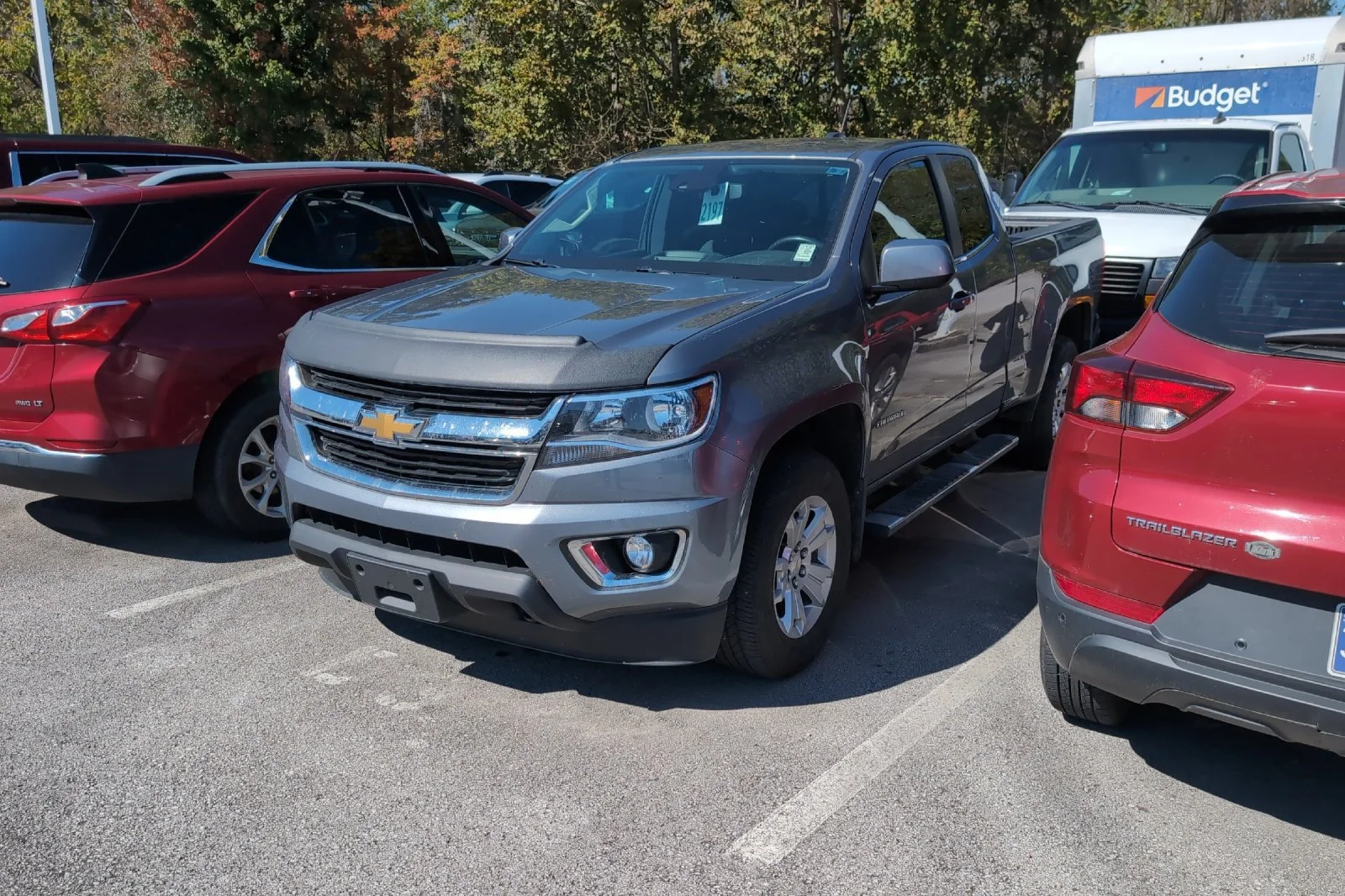 Used 2018 SATIN STEEL METALLIC Chevrolet 4WD LT image 11