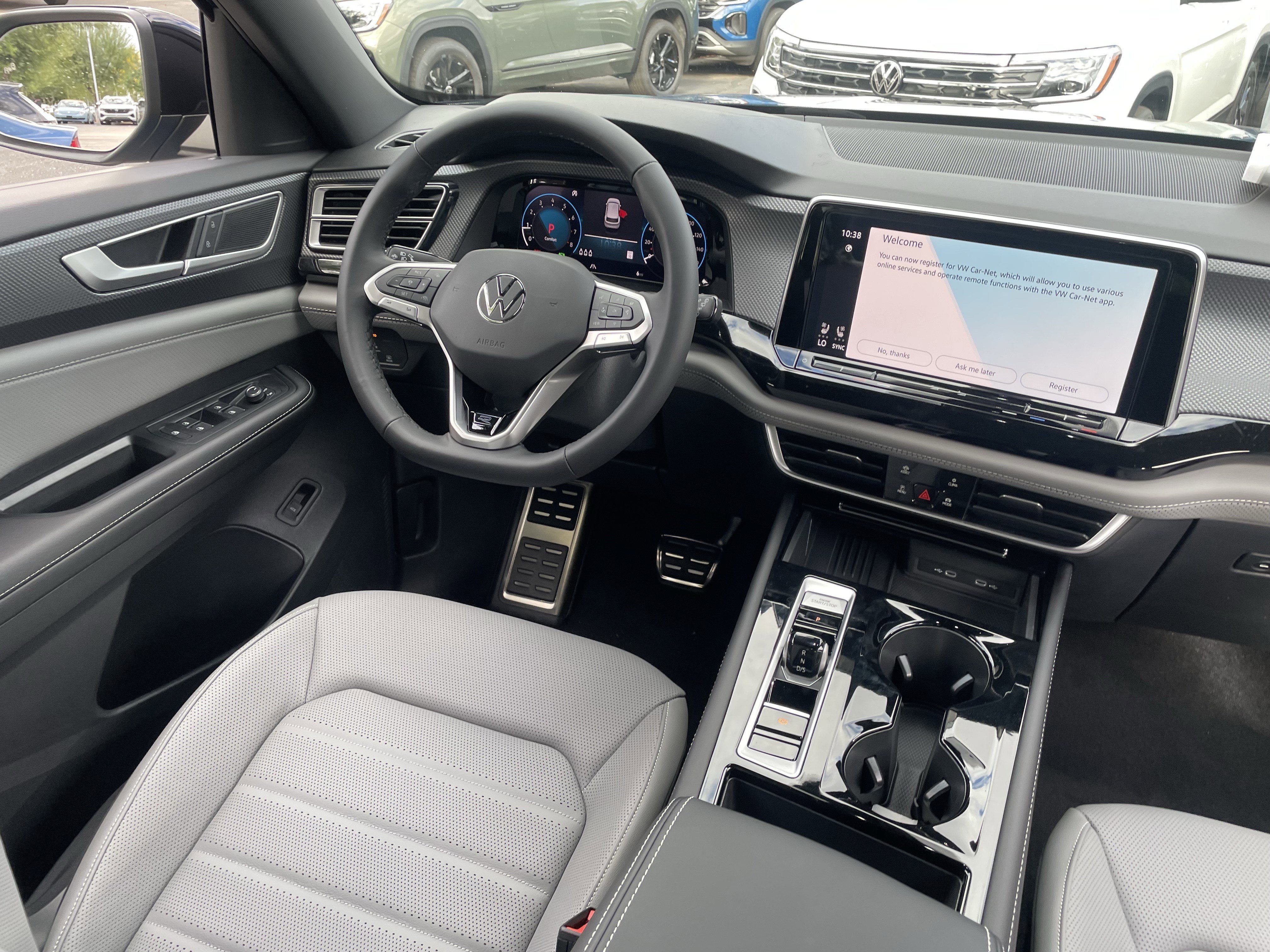 New 2026 Mountain Lake Blue Metallic Volkswagen 2.0T SEL R-Line Black image 11