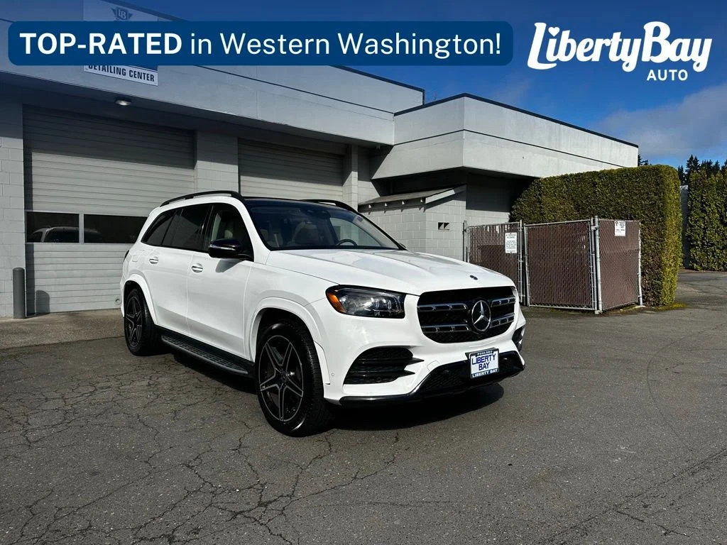 Used 2022 White Mercedes-Benz GLS 450 image 4