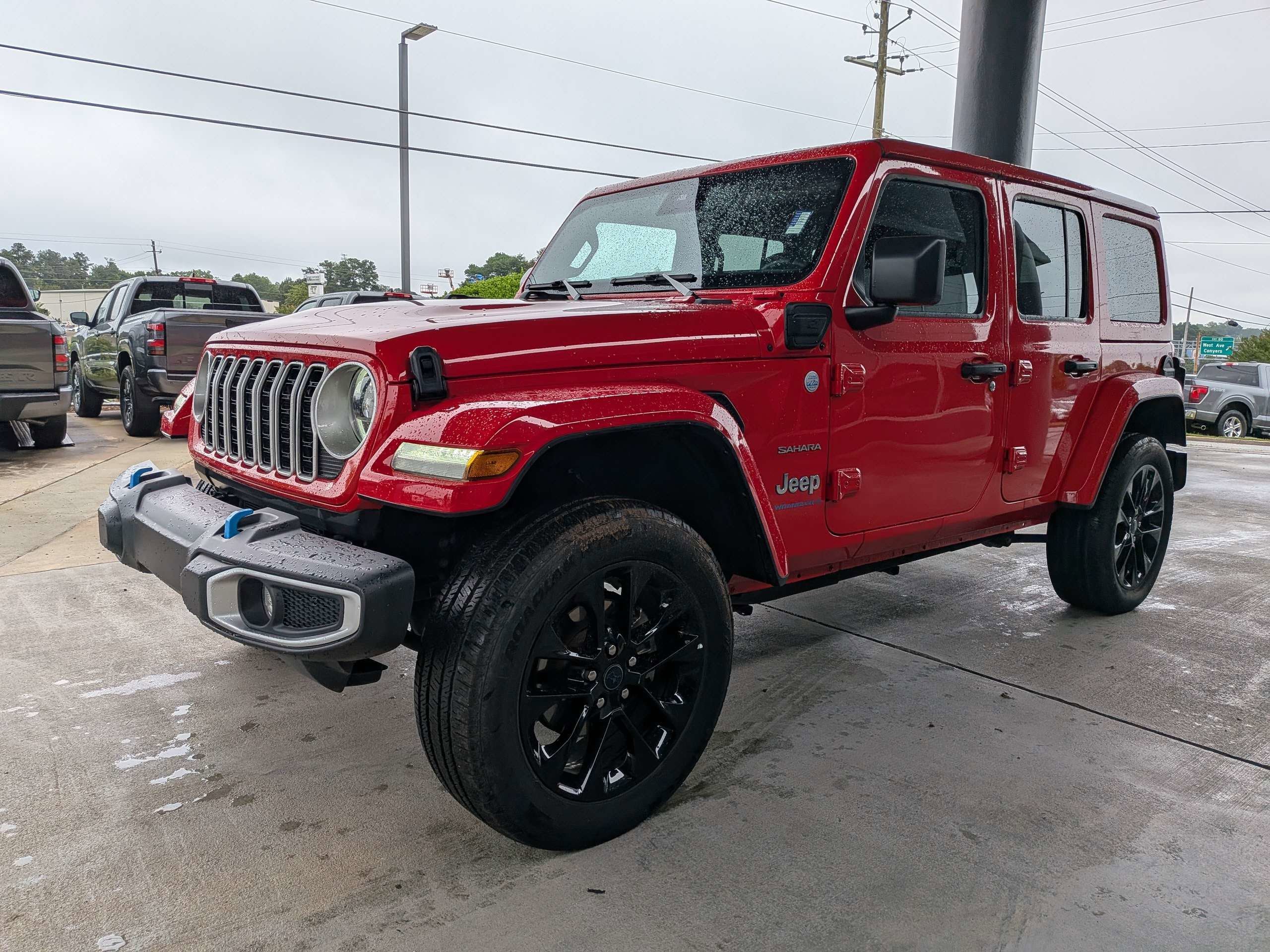 Used 2024 Red Jeep Sahara 4xe image 6