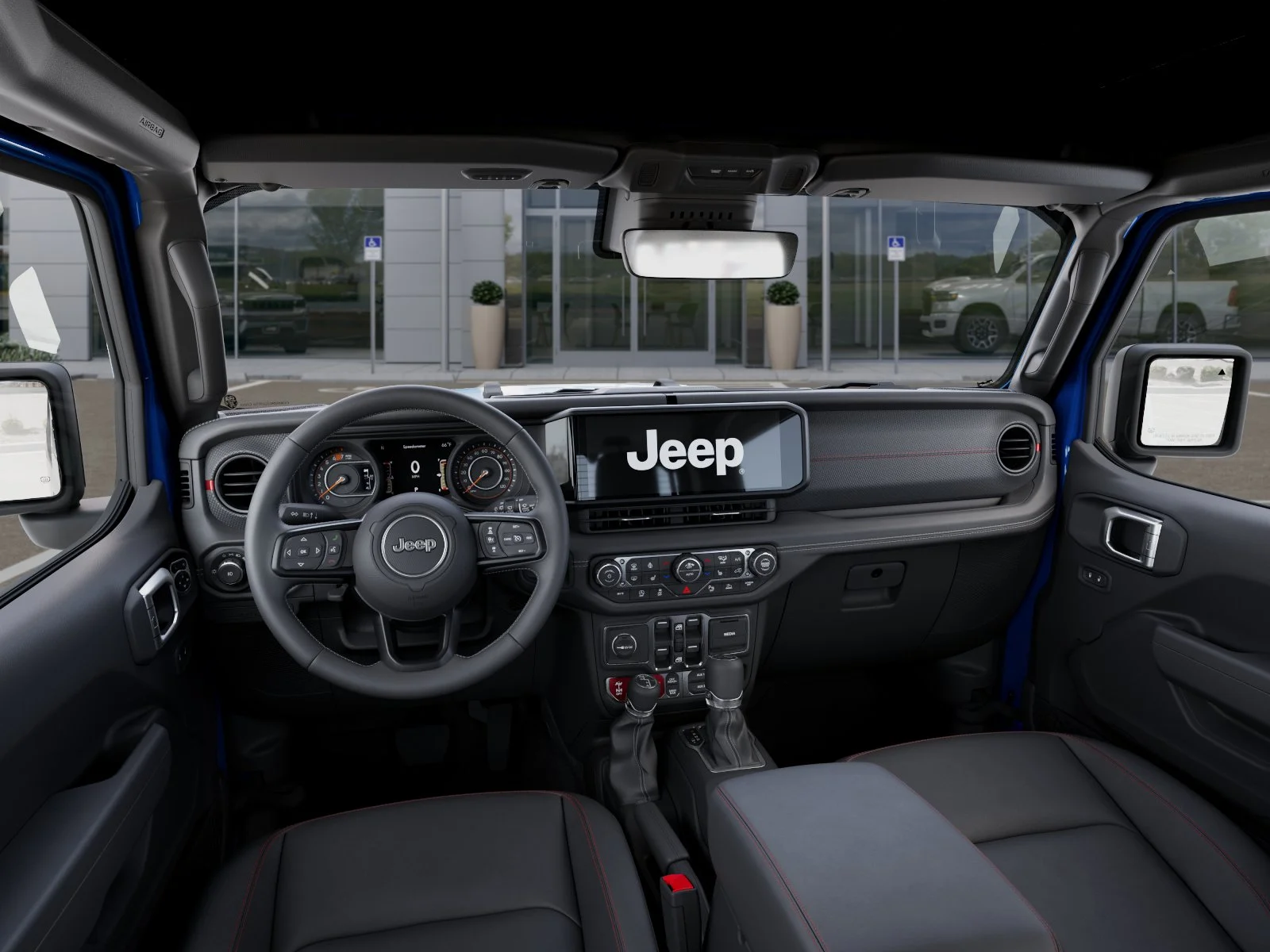 New 2026 Hydro Blue Pearl-Coat Exterior Paint Jeep Rubicon image 40