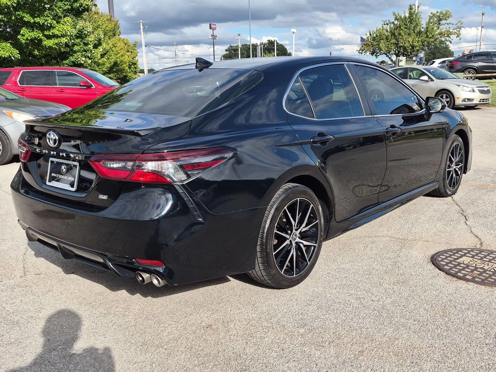 Used 2024 Midnight Black Metallic Toyota SE image 5