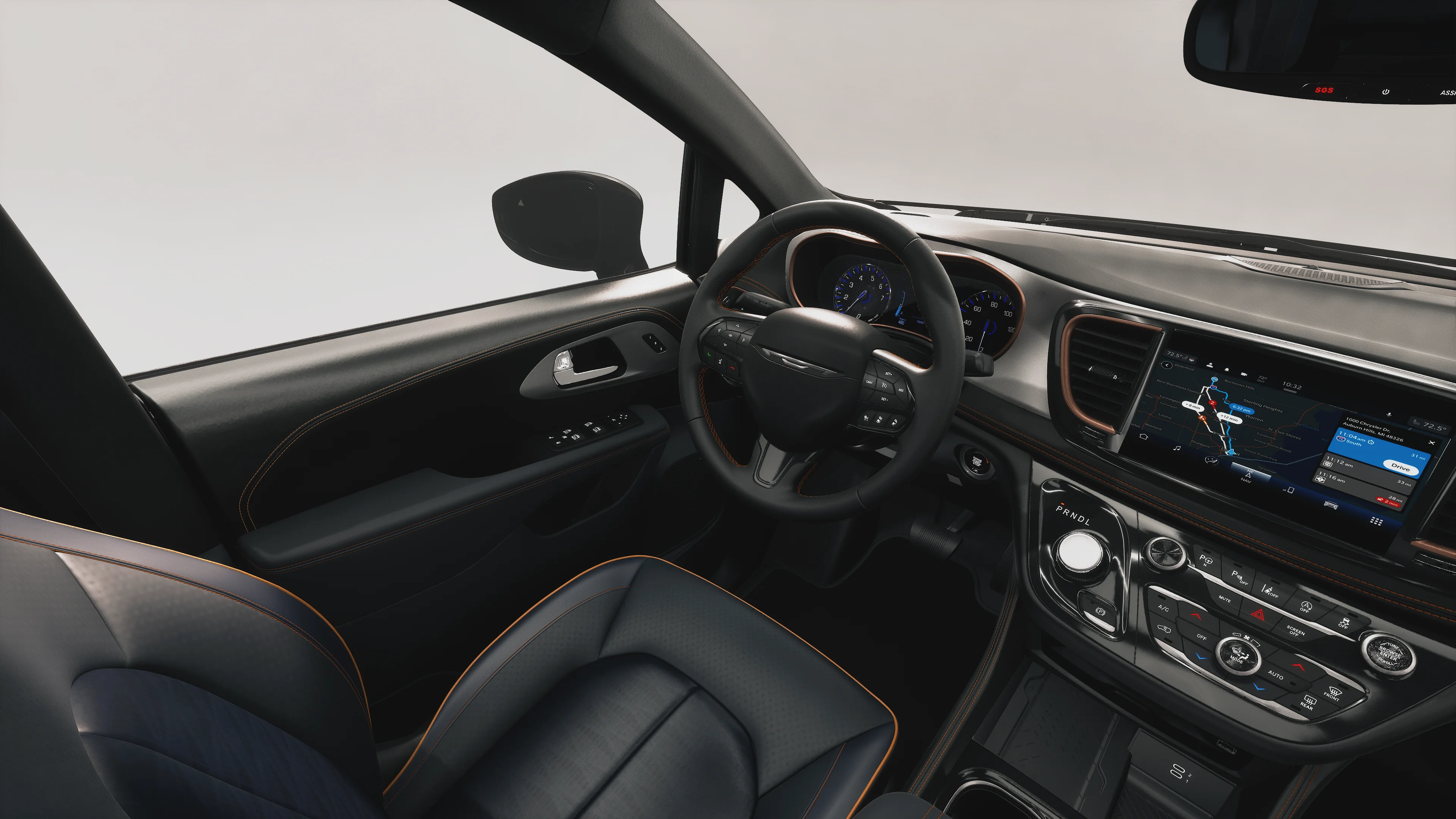 New 2027 Diamond Black Crystal Pearl-Coat Paint Chrysler Pinnacle image 8
