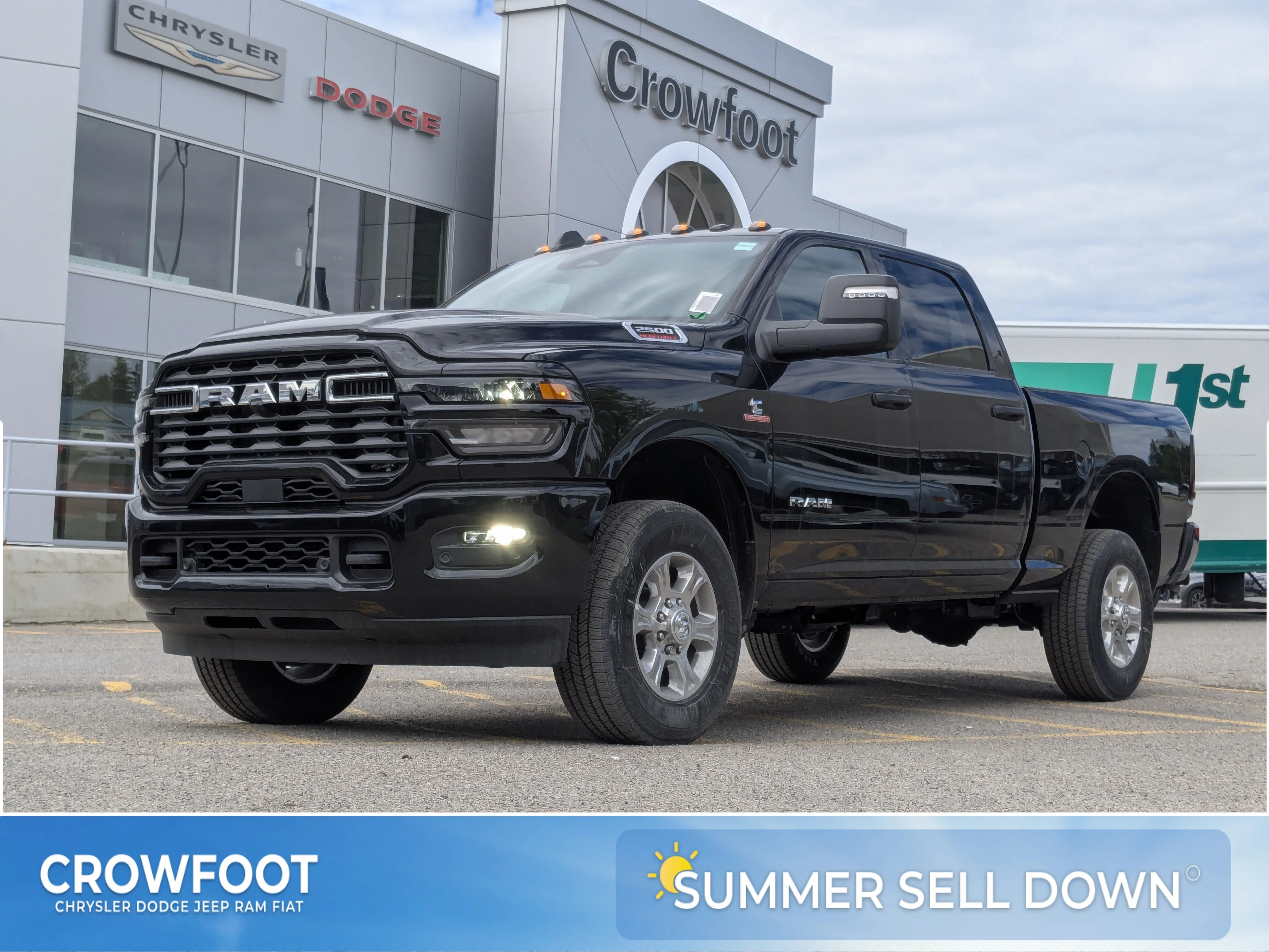 New 2026 Black RAM Big Horn - 6.7L HO Diesel - 12 Nav - Sport App Pkg - 5th Wheel/Gooseneck Prep - Alpine Audio & More image 1