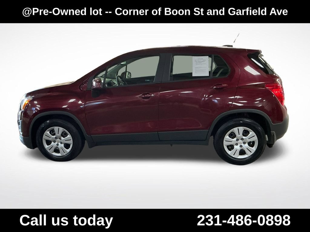 Used 2016 CRIMSON METALLIC Chevrolet LS image 4