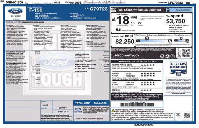Used 2020 Oxford White Ford XLT image 7
