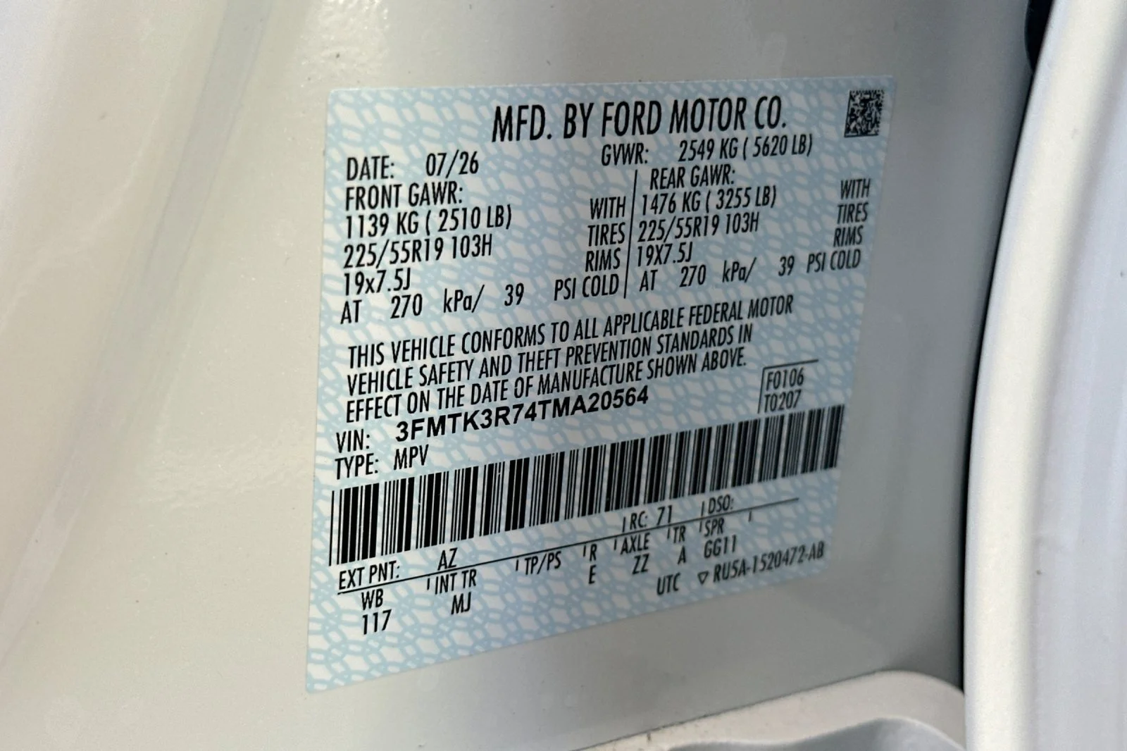 New 2026 White Ford Premium image 28
