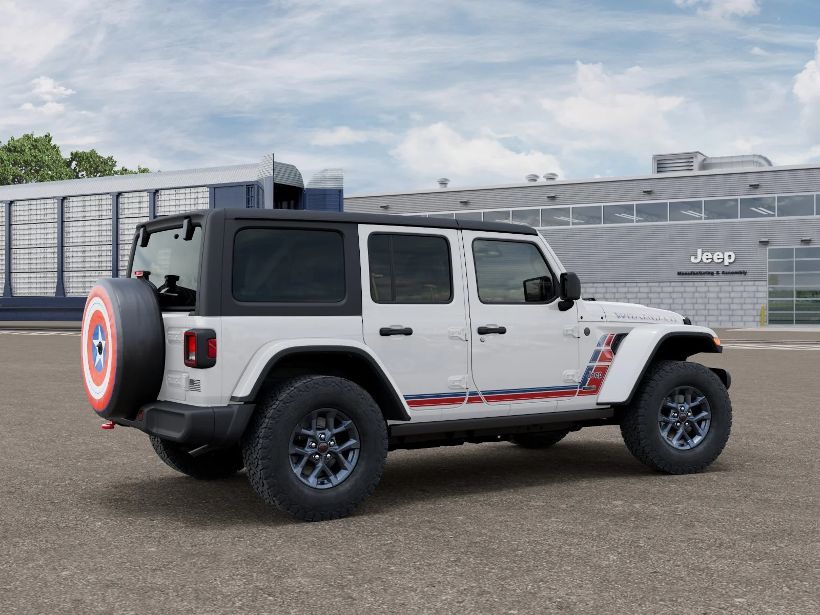 New 2026 Bright White Clearcoat Jeep Sport image 3