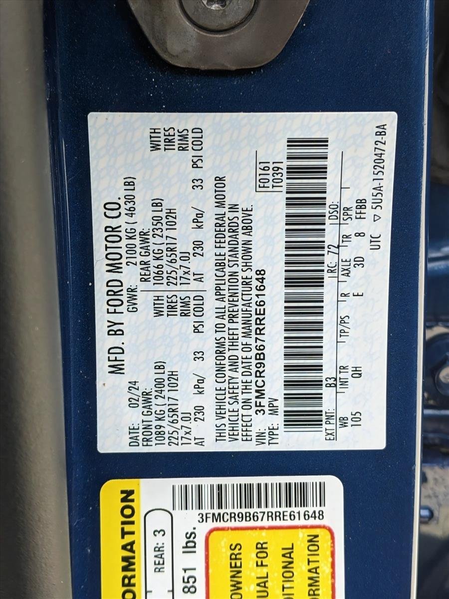 Used 2024 Atlas Blue Metallic Ford Big Bend image 23