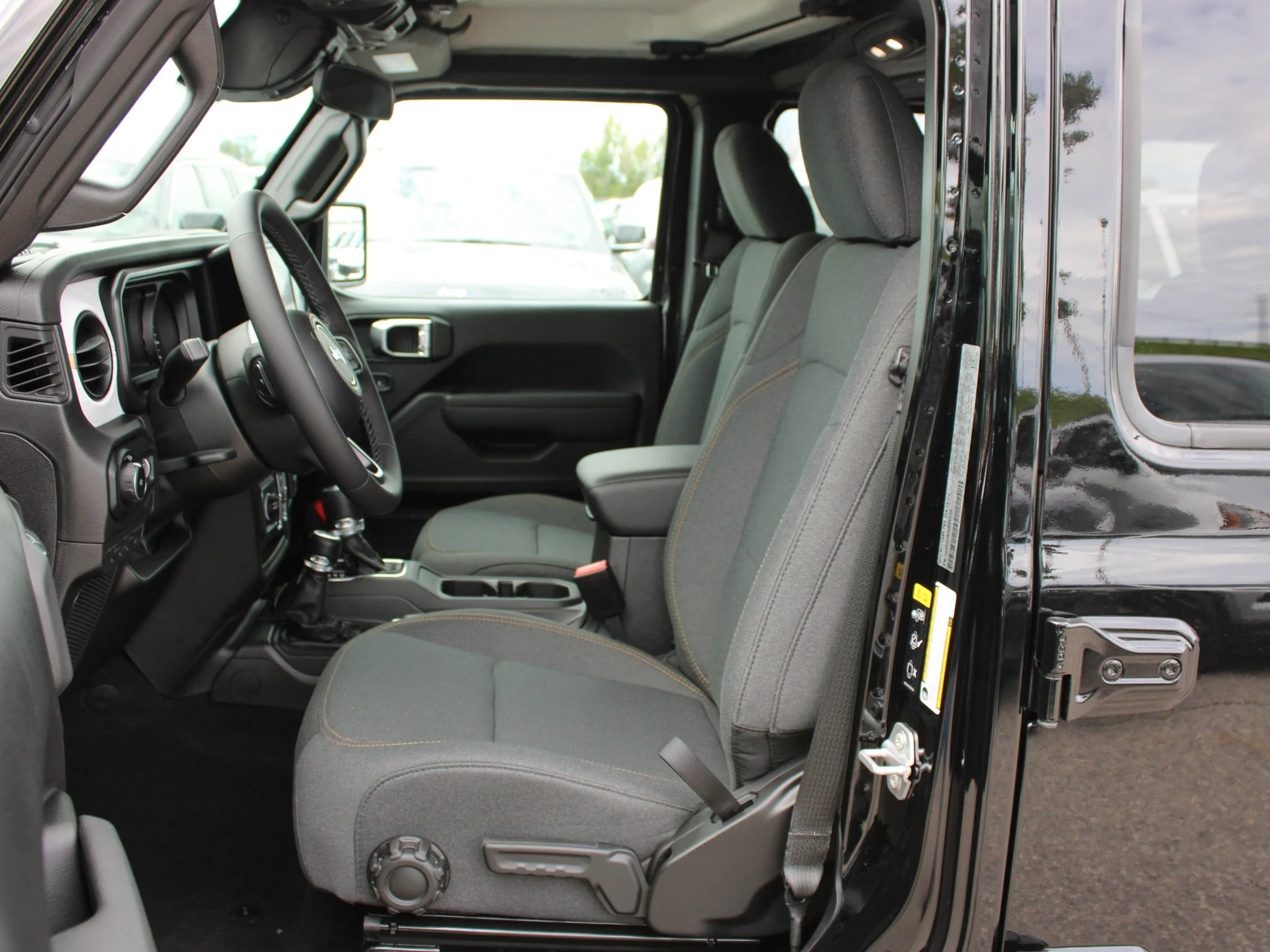 Used 2025 Black Jeep Sport S* 4 Door 4x4, Remote Start, Safety Group, Alpine Audio image 8