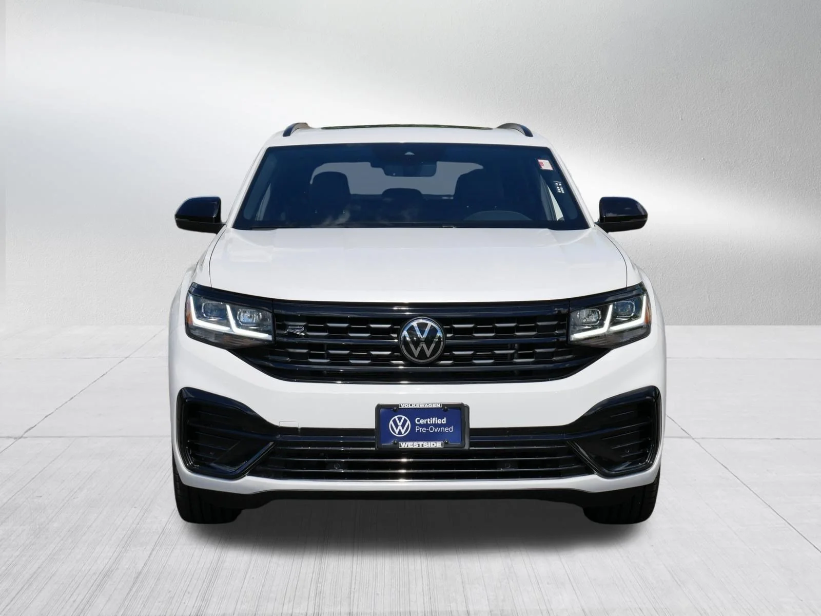 Certified 2023 Volkswagen Atlas Cross Sport SEL R-Line Black with VIN 1V2SC2CA8PC205797 for sale in Saint Louis Park, Minnesota
