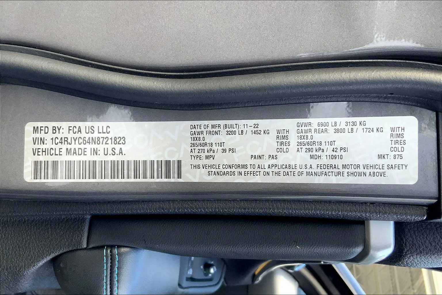 Used 2022 Baltic Gray Metallic Clearcoat Jeep Trailhawk image 31