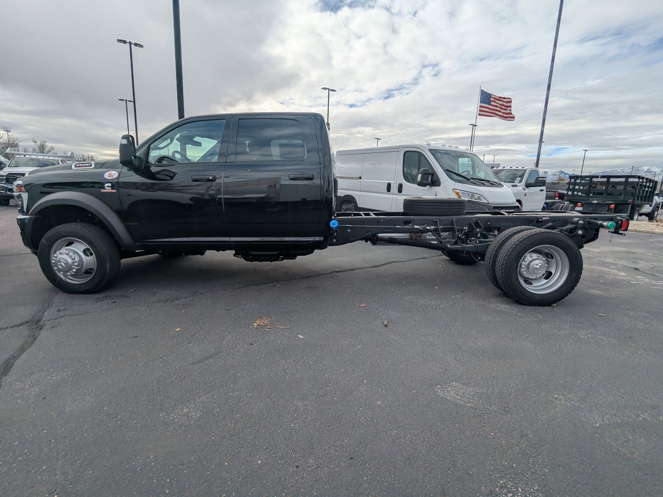 New 2026 Diamond Black Crystal Pearlcoat RAM Tradesman image 8