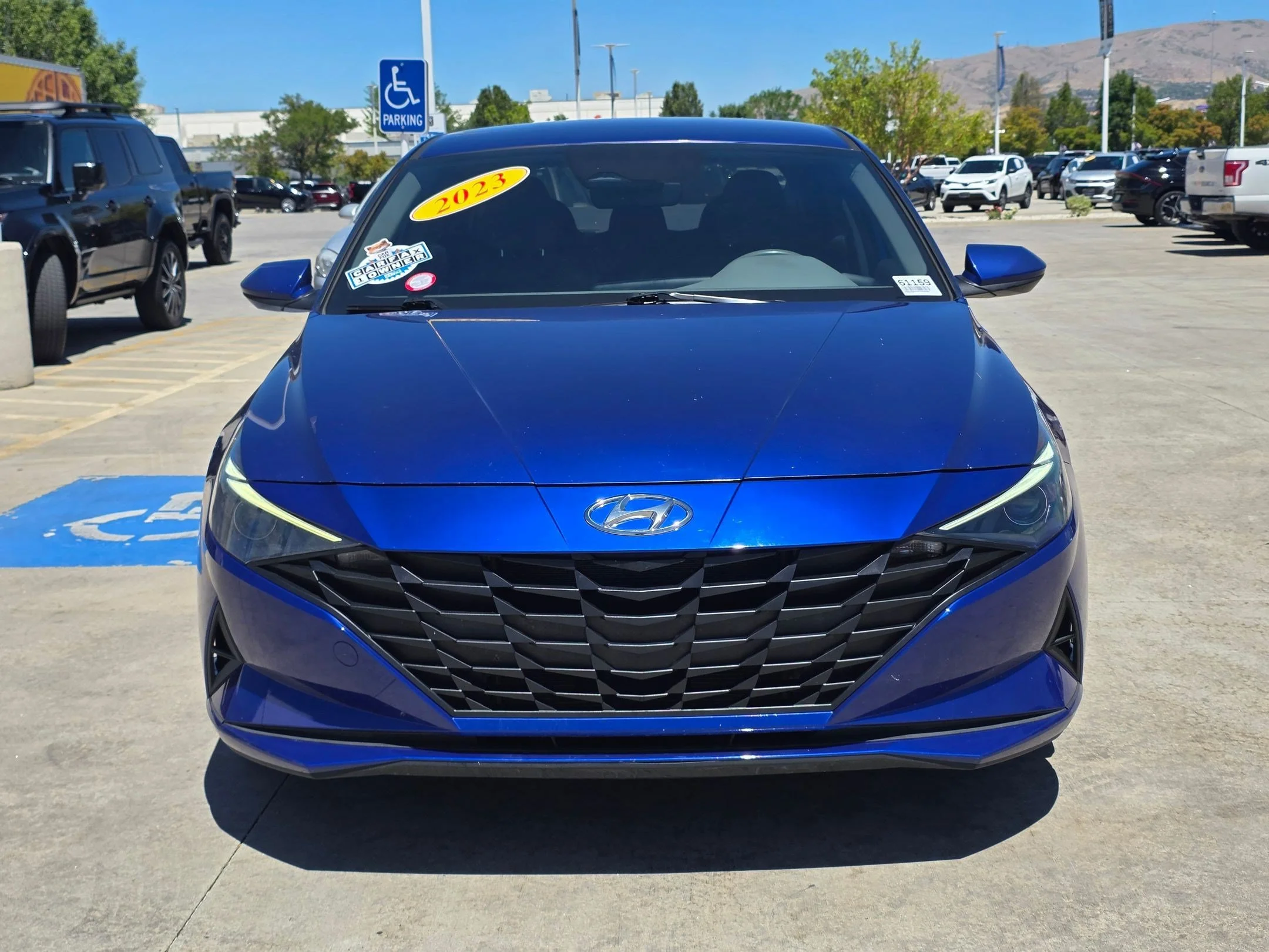 Used 2023 Intense Blue Hyundai Blue image 8