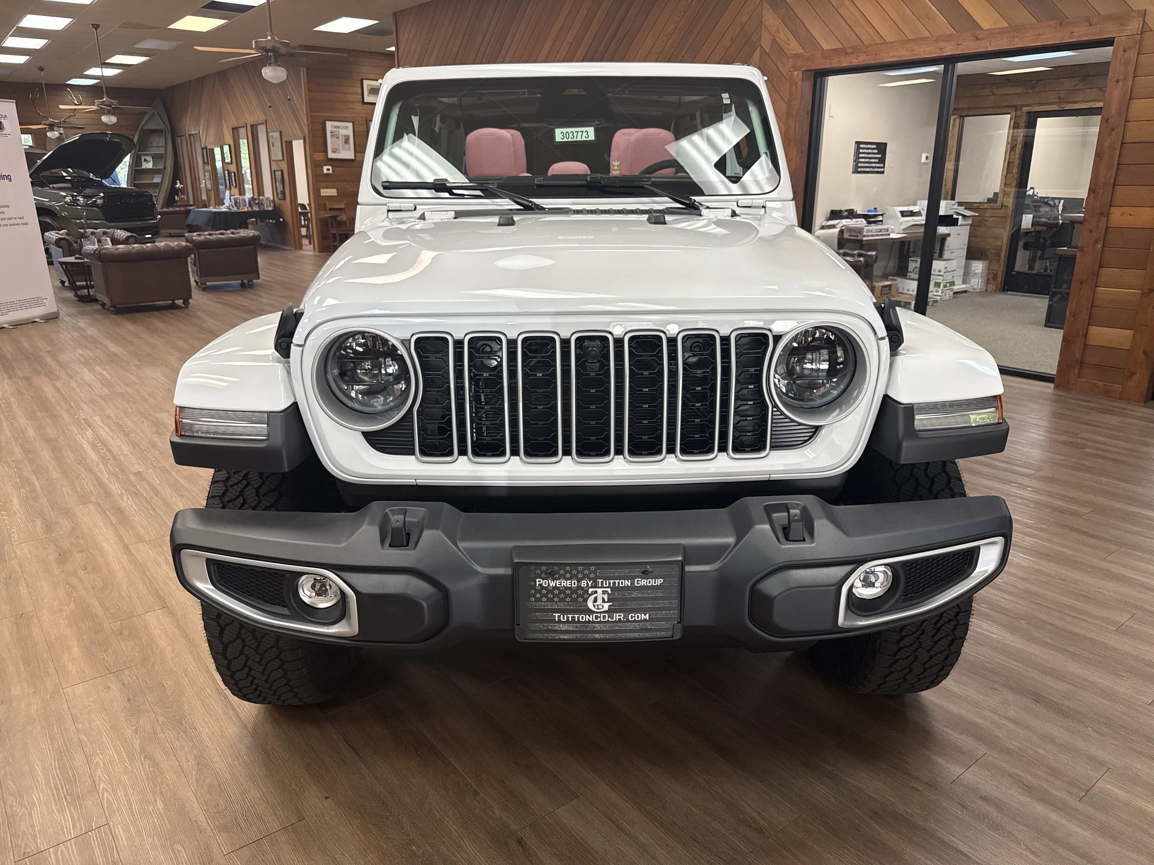 New 2026 Bright White Clearcoat Jeep Sahara image 2