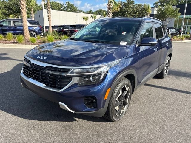 Used 2024 Blue Kia EX image 1