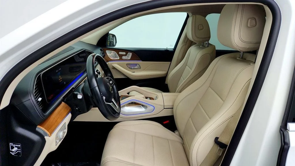 Used 2022 Polar White Mercedes-Benz GLS 450 4MATIC® SUV w/ Warmth & Comfort Pkg & Panorama Roof image 20