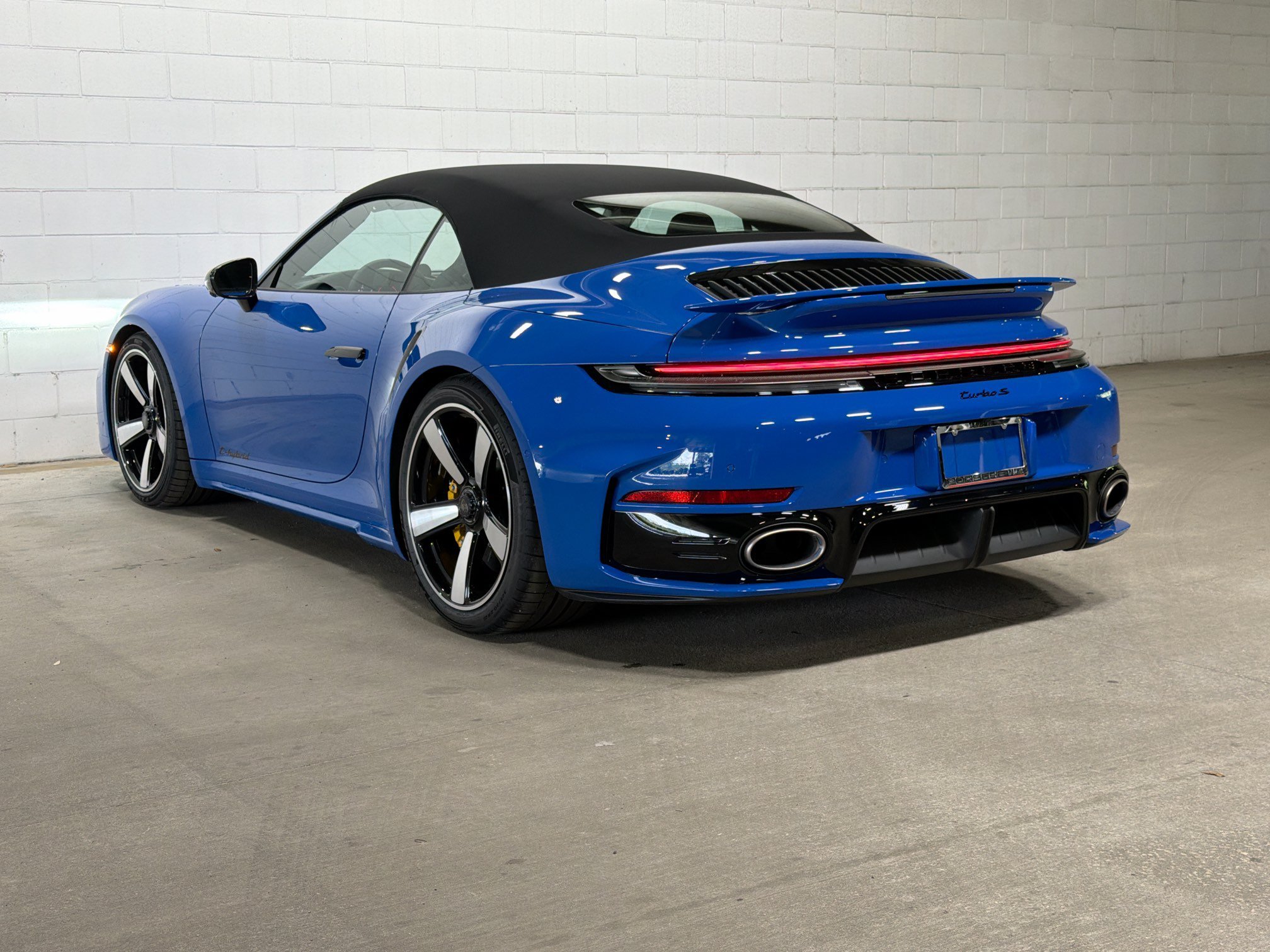 New 2026 Lugano Blue Porsche Turbo S image 3