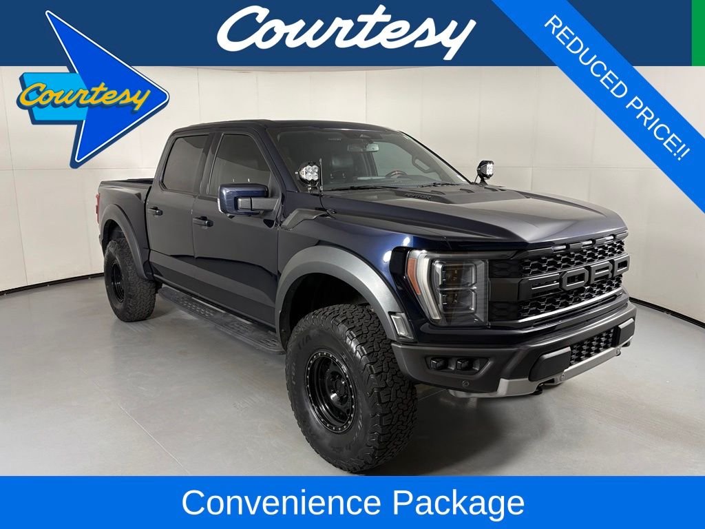 Used 2022 Blue Ford Raptor image 1