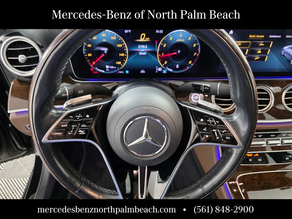 Certified Used 2021 Black Mercedes-Benz E 350 image 18