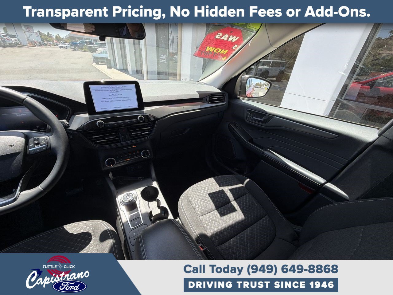 Used 2023 Rapid Red Metallic Tinted Clearcoat Ford Active image 3