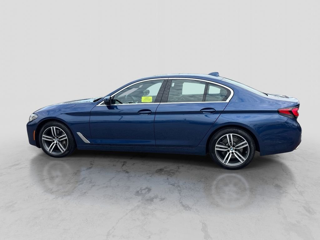 Used 2021 Blue BMW 540i xDrive image 2