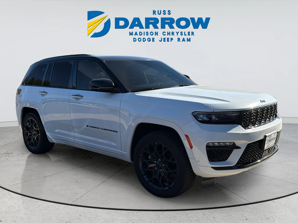 New 2025 Bright White Clear-Coat Exterior Paint Jeep Summit Reserve image 14
