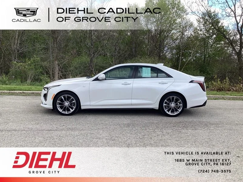 Used 2021 White Cadillac Sport image 4
