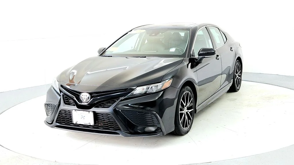 Used 2024 Black Toyota SE image 2