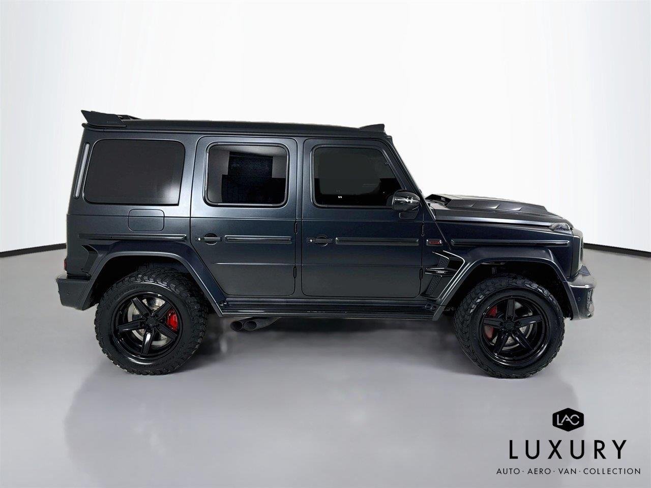 Used 2020 designo Night Black Magno Mercedes-Benz AMG® G 63 | Brabus Widebody | Factory Matte Black image 4