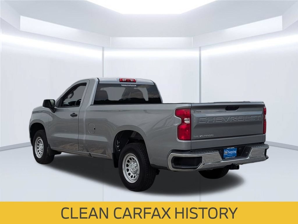 Used 2025 Sterling Gray Metallic Chevrolet WT image 3