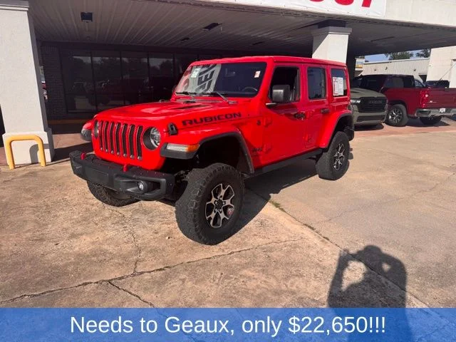 Used 2018 Red Jeep Unlimited Rubicon image 2