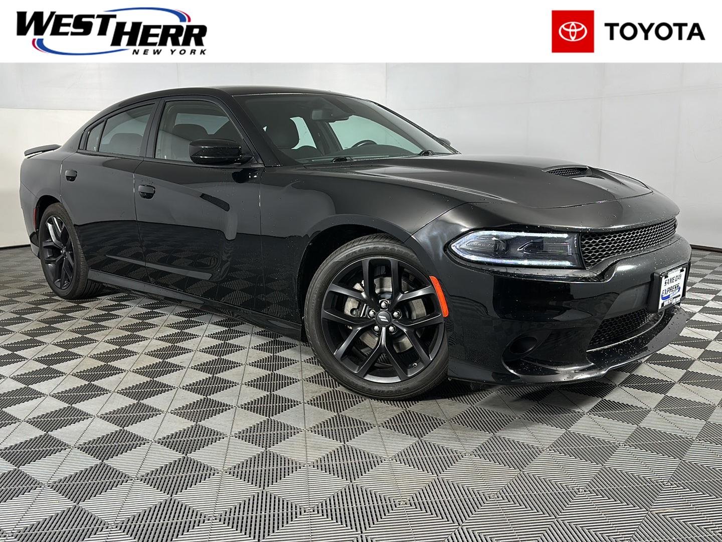 Used 2022 Pitch Black Clearcoat Dodge GT image 1