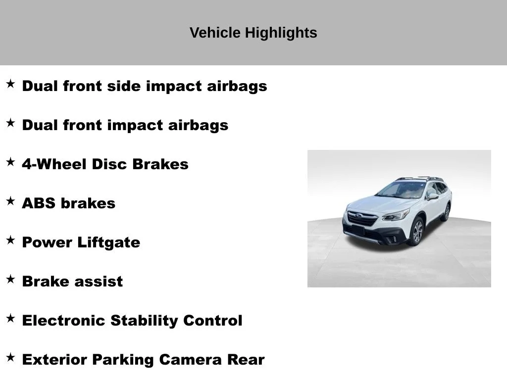 Used 2021 White Subaru Limited image 15