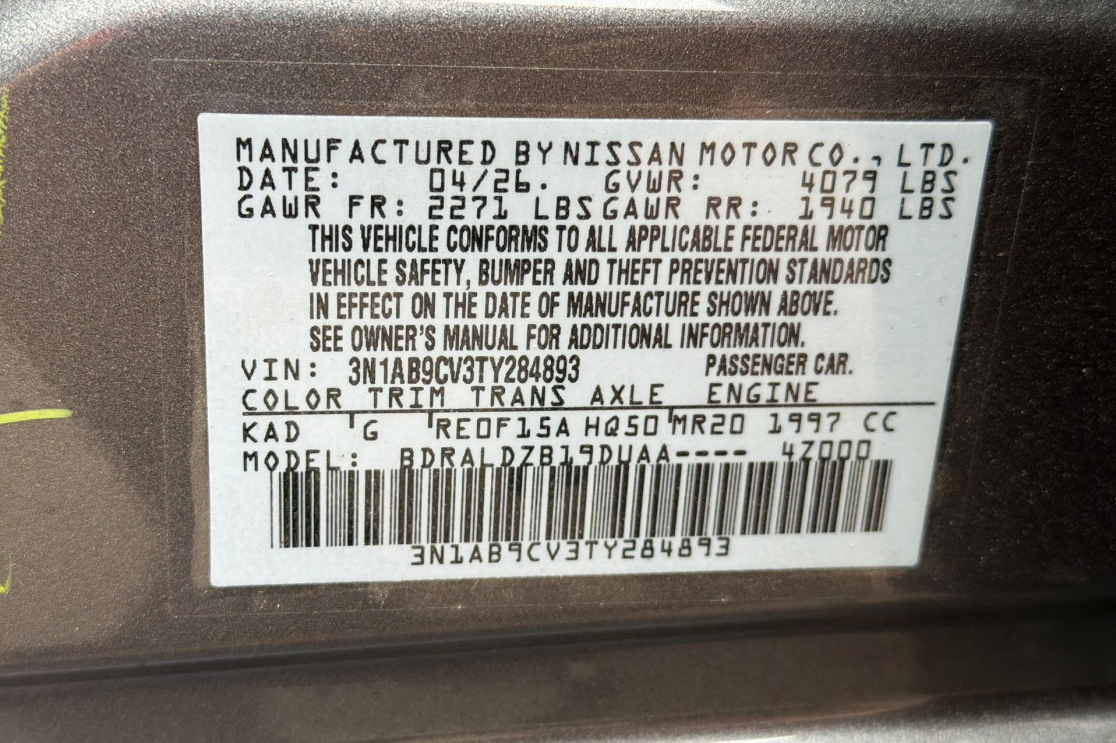 Used 2026 Gun Metallic Nissan SV image 22